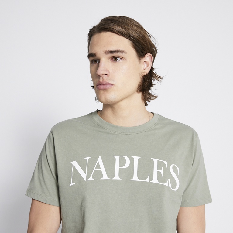 Printed tee "Bill" Light green 2